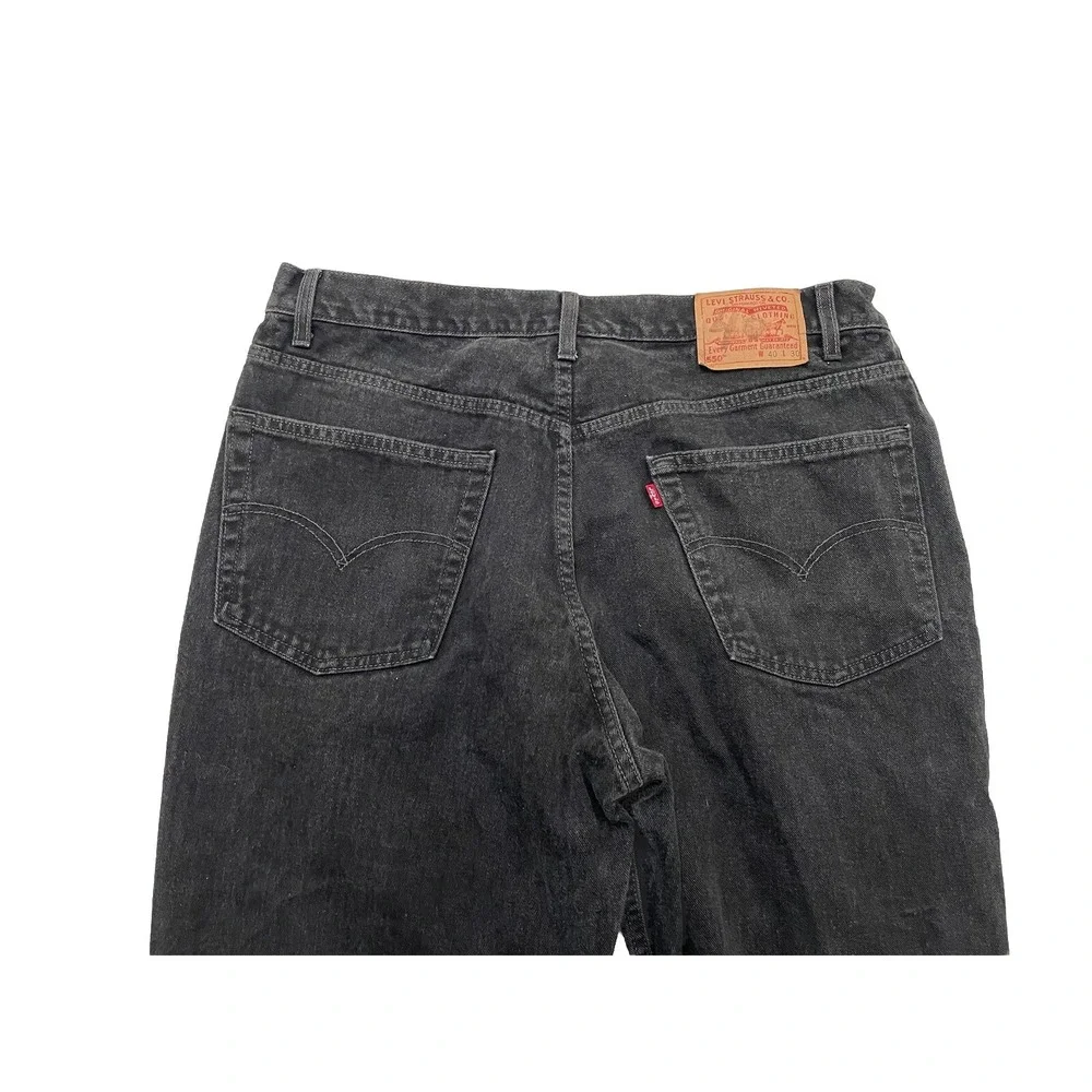 Vintage Levis Men's‎ 550 Denim Jeans 40x30 Black Made in USA 90s